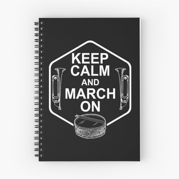 Item preview, Keep Calm and March On Marching Band Gift designed and sold by losttribe.