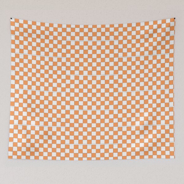 Artikelvorschau, Orange Checker Print entworfen und verkauft von Jenae Osborne.