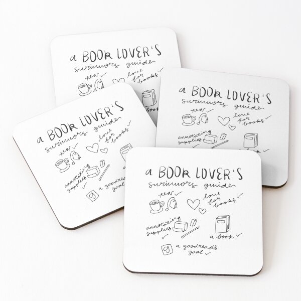 Item preview, Book Lover Survival Guide designed and sold by Mazie Kate.