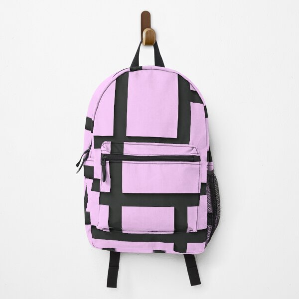 Item preview, Lavender and Black Rectangular Geometric Block Art Design designed and sold by inquestyle.