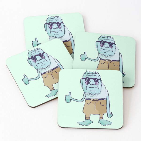 Item preview, Grampa Rawhide Funny Hand Drawn Monster Doodle designed and sold by PastelPickles.