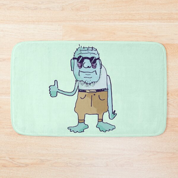Item preview, Grampa Rawhide Funny Hand Drawn Monster Doodle designed and sold by PastelPickles.