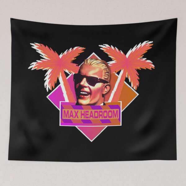 Item preview, Max Headroom Retrowave 80s Miami designed and sold by Ratch2929.
