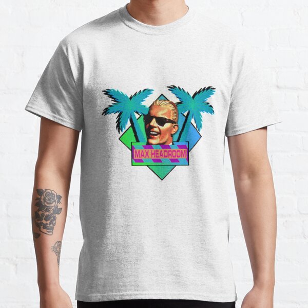 Max Headroom Retrowave 80s Miami Classic T-Shirt