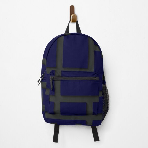 Item preview, Dark Blue and Black Rectangular Geometric Block Art Design designed and sold by inquestyle.