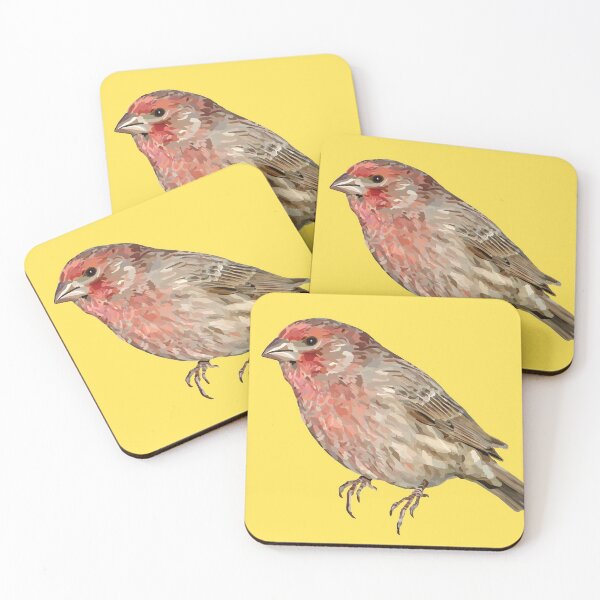 Item preview, House Finch Songbird Digital Illustration designed and sold by MariaWorkman.