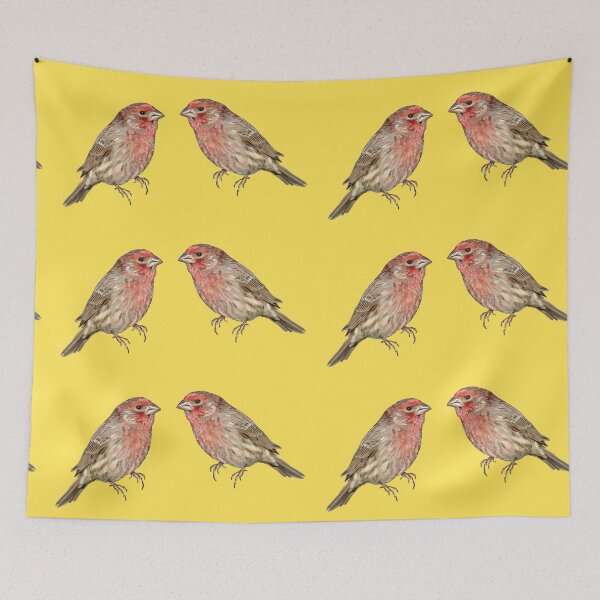 Item preview, House Finch Songbird Digital Illustration designed and sold by MariaWorkman.