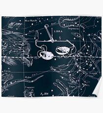 Libra Constellation Poster