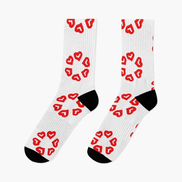 Item preview, Red Hearts Circles designed and sold by Kate Flynn.