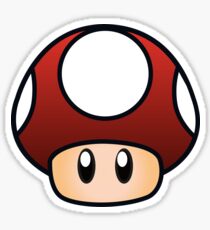 Super Mario Mushroom Sticker