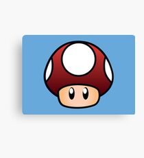 Super Mario Pilz Leinwanddruck