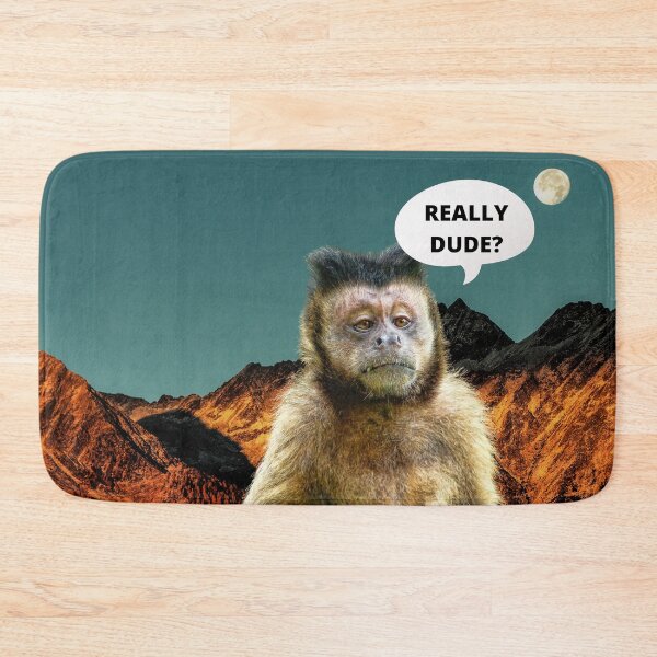 Item preview, Bored Thinking Monkey designed and sold by SolSel ⭐⭐⭐⭐⭐.