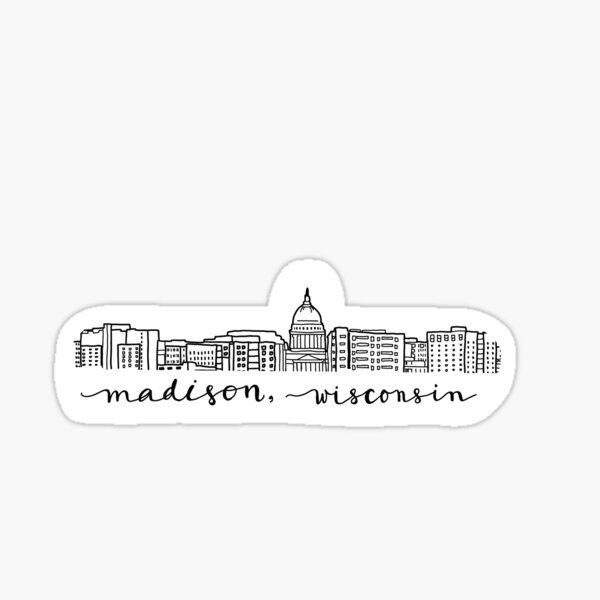 Vista previa del artículo con la obra «Esquema de la ciudad de madison», diseñado y vendido por carleiqh.