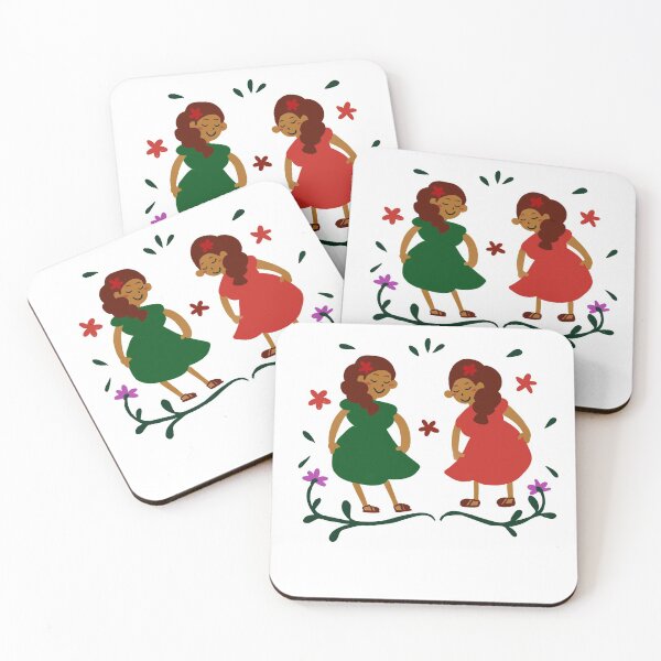 Item preview, Two Charro Ladies (no lines) designed and sold by RGVandMe.