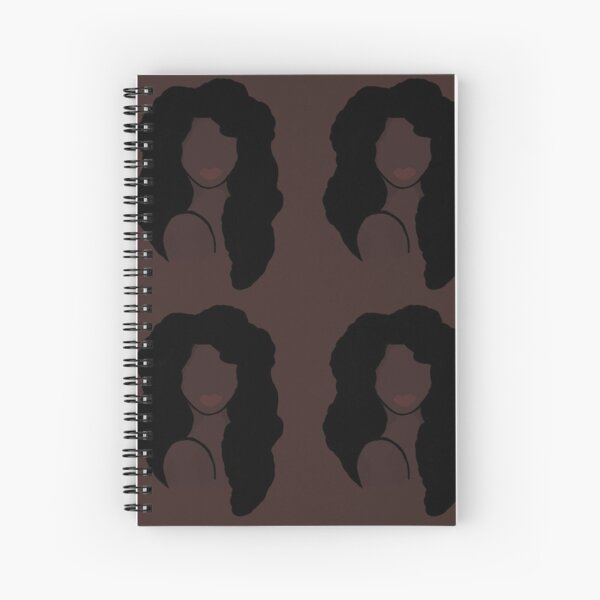 Black Girl Magic (with background) Spiral Notebook