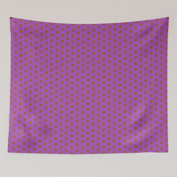 Item preview, Asanoha Orange-Purple designed and sold by Bali Budo.