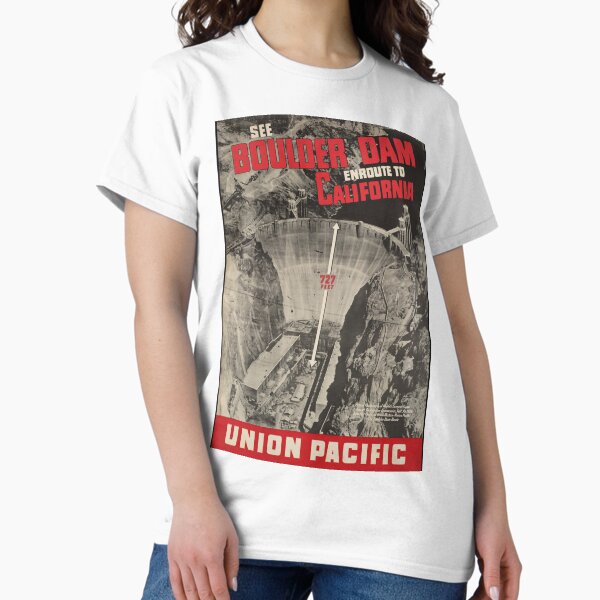 Item preview, See Boulder Dam vintage travel poster designed and sold by stickart-marek.