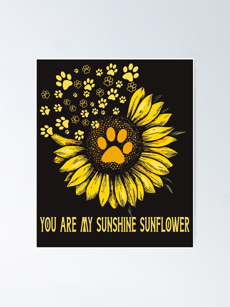 Novelty Quote You Are My Sunshine Sunflower Shirt for Men Women on Birthday  Christmas