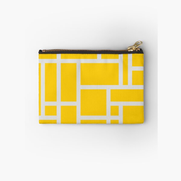 Item preview, Gold Yellow and Gray Rectangular Geometric Block Art Design designed and sold by inquestyle.