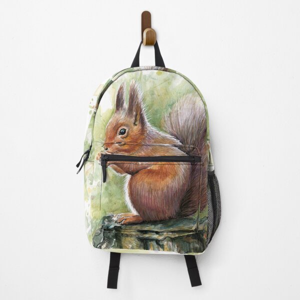 Item preview, Squirrel Watercolor Painting, Forrest Animal designed and sold by Olga Shvartsur.