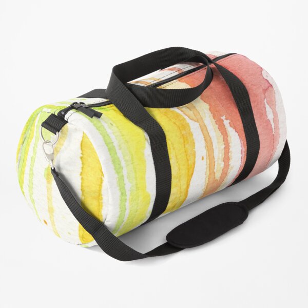Rainbow Watercolor Duffle Bag