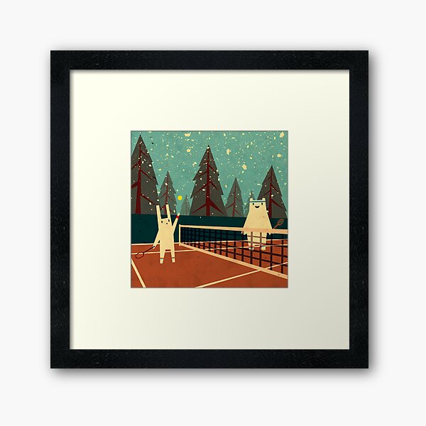 First Snow Framed Art Print