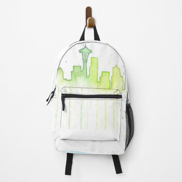 Item preview, Seattle Skyline Watercolor designed and sold by Olga Shvartsur.