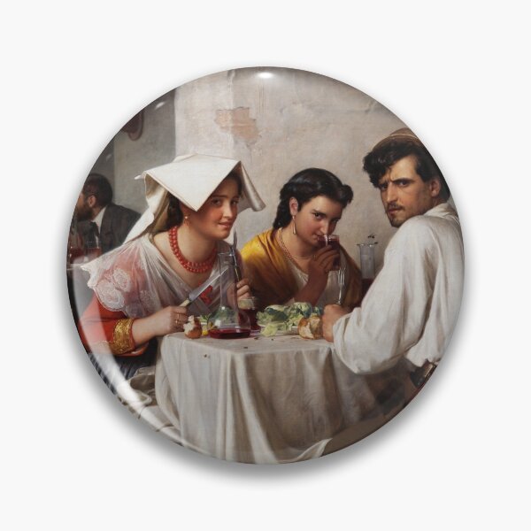 Item preview, In a Roman Osteria by Carl Heinrich Bloch Classical Fine Art Reproduction designed and sold by Xzendor7 Digital Art Creations.
