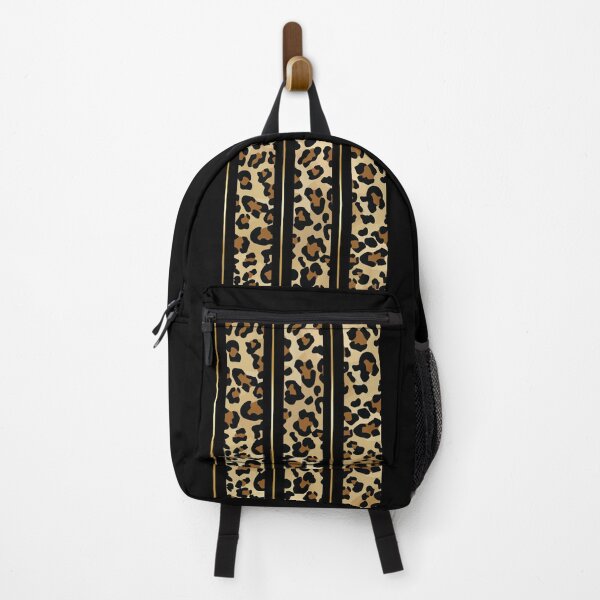 Item preview, Wildly Wonderful Leopard Stripes Animal Print with Pretty Simple Gold Stripe designed and sold by GDCdesigns.