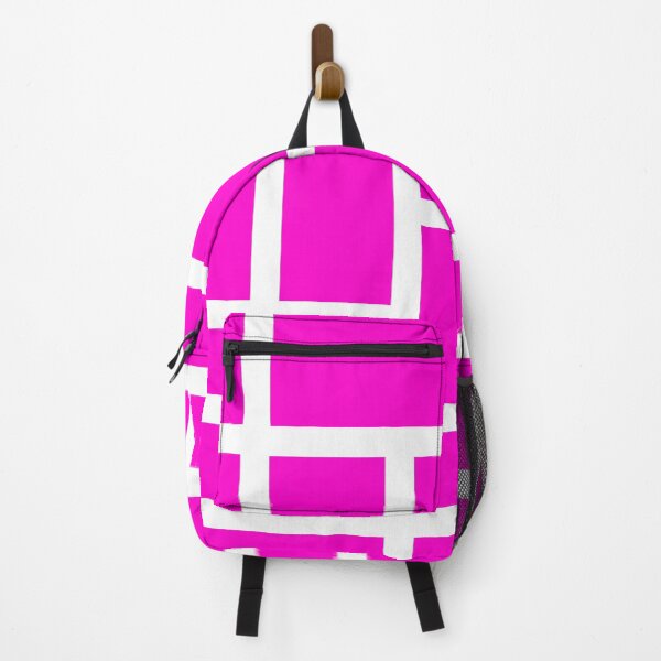 Item preview, Pink and White Rectangular Geometric Block Art Design designed and sold by inquestyle.