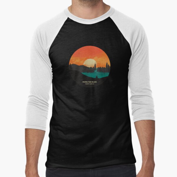 Rising Tide Blues - Circle Baseball ¾ Sleeve T-Shirt