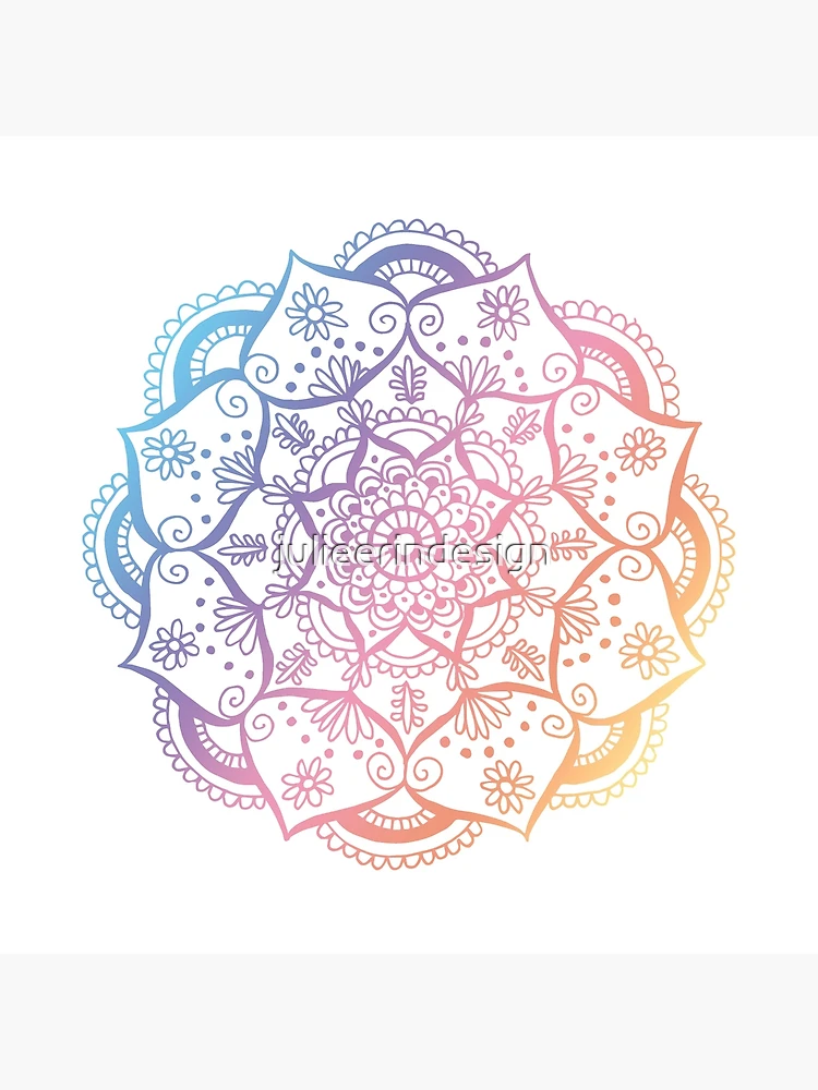 Rainbow mandala swoosh Wall Tapestry by Sea of Grace