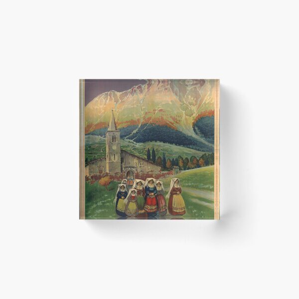 Item preview, ENIT Abruzzo vintage travel poster designed and sold by stickart-marek.