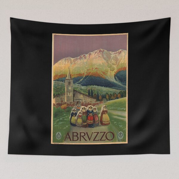 Item preview, ENIT Abruzzo vintage travel poster designed and sold by stickart-marek.
