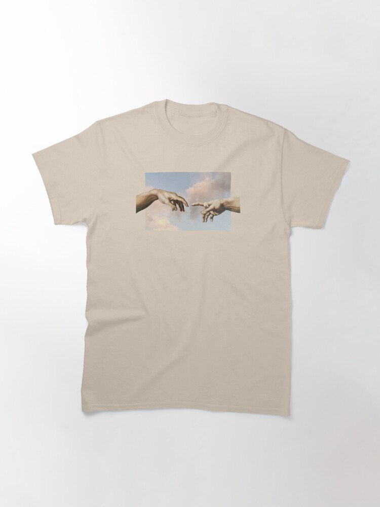 Alternate view of the creation of adam Classic T-Shirt