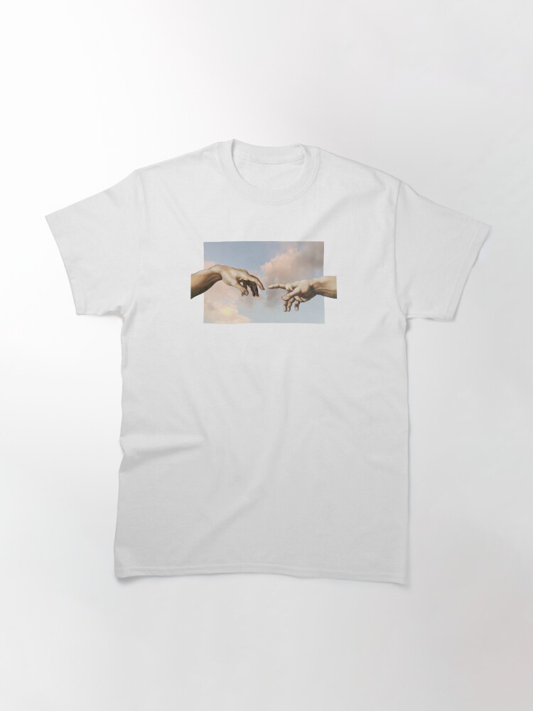 Alternate view of the creation of adam Classic T-Shirt