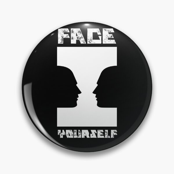Item preview, Philosophical Face Yourself Inspirational Quote  designed and sold by MakiMak.
