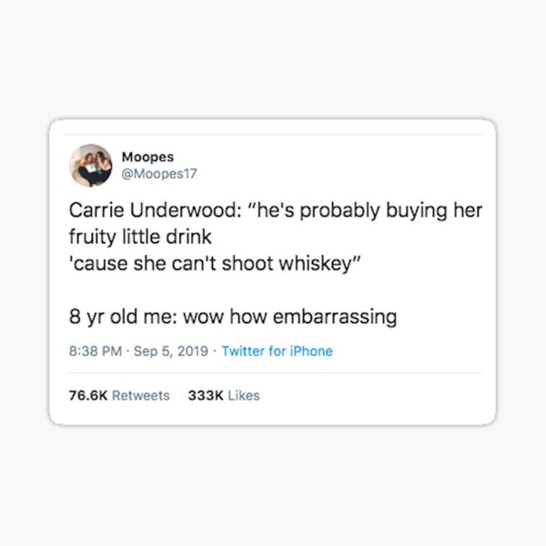 Can't Shoot Whiskey Sticker