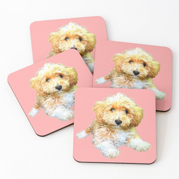 Item preview, Golden doodle labradoodle cavoodle cavapoo poodle mix  designed and sold by ElegantCat.