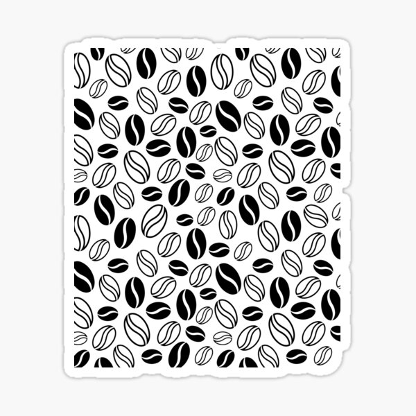 Coffee beans Shading Sticker