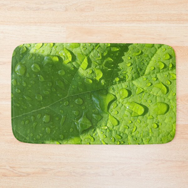 Item preview, Green Leaf With Water Droplets  designed and sold by LittleBjorn.