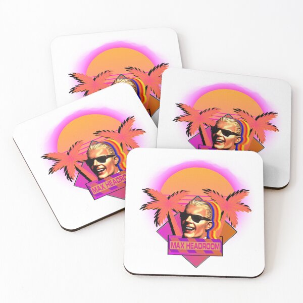 Item preview, Max Headroom Retrowave 80s Miami designed and sold by Ratch2929.