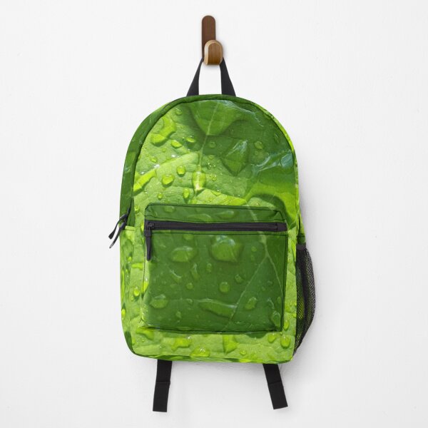 Item preview, Green Leaf With Water Droplets designed and sold by LittleBjorn.