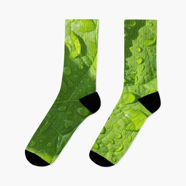 Item preview, Green Leaf With Water Droplets  designed and sold by LittleBjorn.