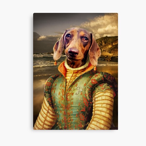 Dachshund Dog Portrait - Penny Canvas Print