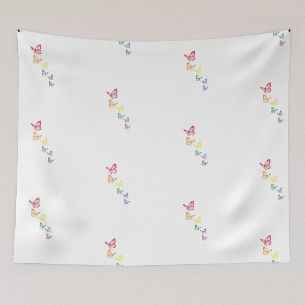 Item preview, Butterflies Around (Pride Flag) designed and sold by Kokoa Palace.