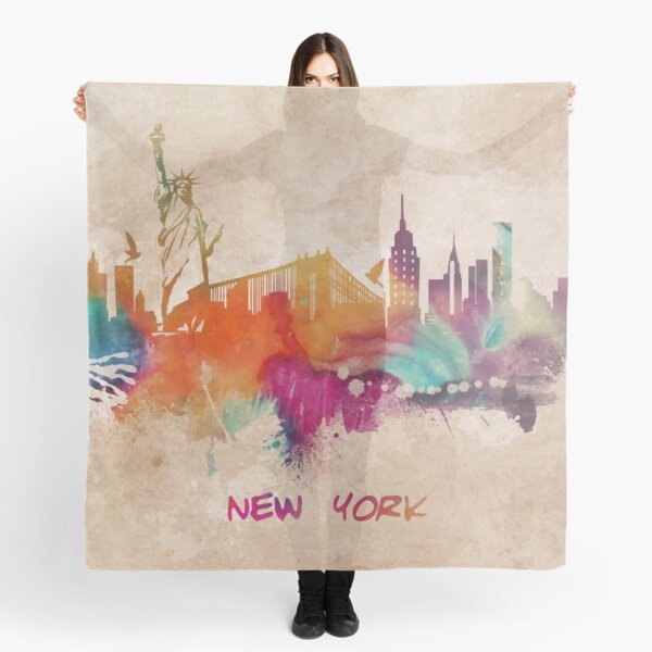 New York City skyline 2 Scarf