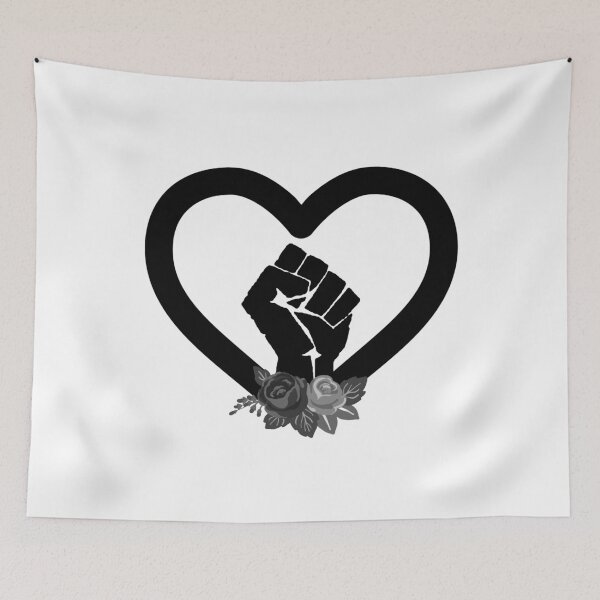 Item preview, BLACK OWNED FIST FLORAL designed and sold by StaceyChito.