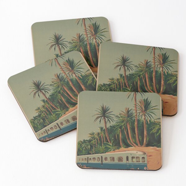 Item preview, El Kantara vintage travel poster designed and sold by stickart-marek.