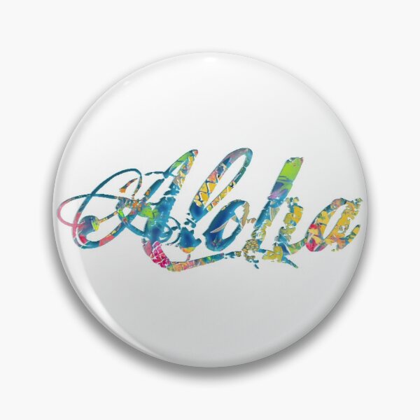Item preview, Aloha Script Style with Pineapples collage designed and sold by PixDezines.